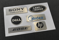 Pegatinas de metal para marcas premium