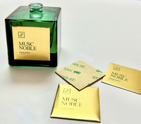 Pegatinas de metal para perfumes