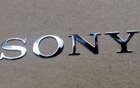 pegatina de metal para Sony