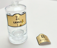 Pegatinas de metal para botellas